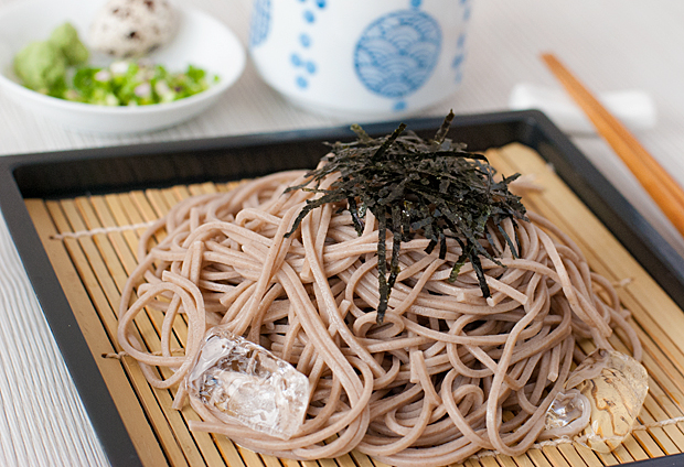 mì soba lạnh Nhật Bản ngon