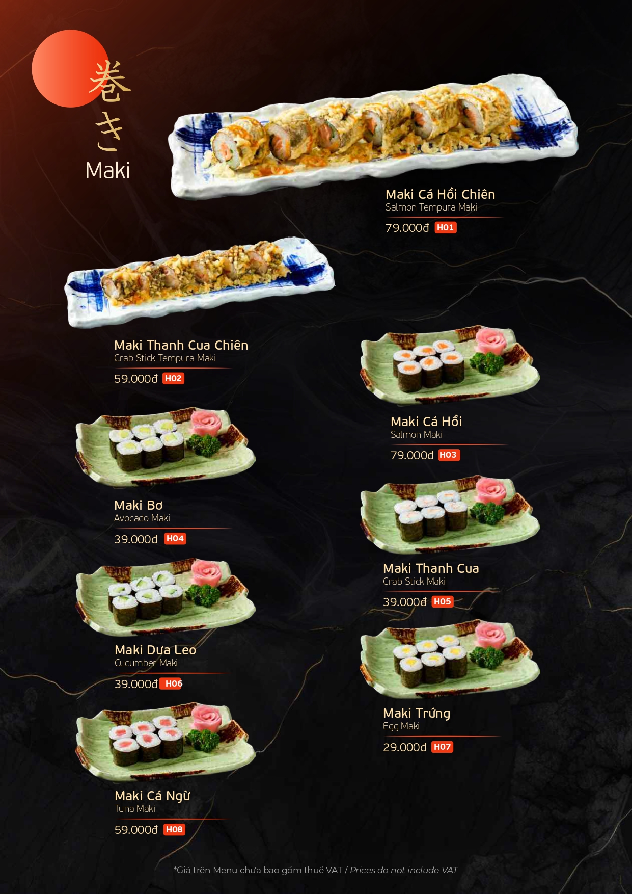 Thực Đơn 19 Update thang 11Menu Ari Sushi 1 page 0018